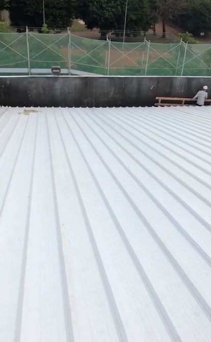 Project Achievement 05-Datung Senior High School-Use Strong House Double Layer Hollow PVC Heat Insulation Roofing Panel