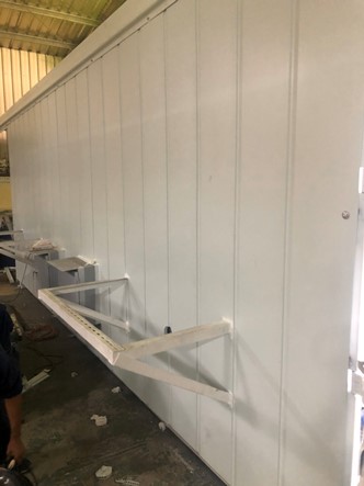 Project Achievement 07-Navy Container-Use Strong House Double Layer Hollow PVC Heat Insulation Roofing Panel