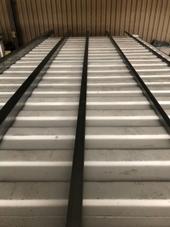 Project Achievement 07-Navy Container-Use Strong House Double Layer Hollow PVC Heat Insulation Roofing Panel