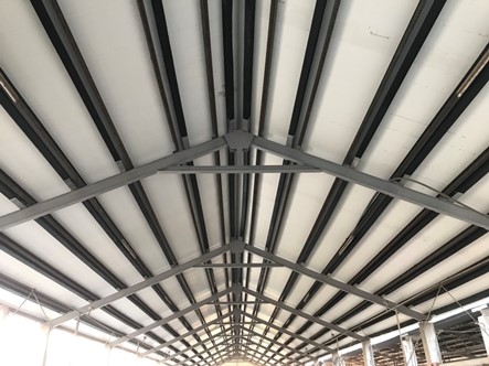 Project Achievement 12-Longguan Ranch（With Solar）-Use Strong House Double Layer Hollow PVC Heat Insulation Roofing Panel