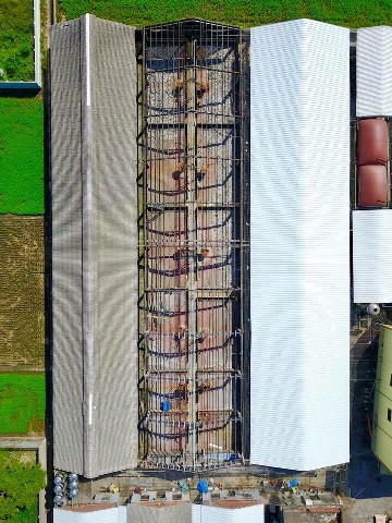 Project Achievement 12-Longguan Ranch（With Solar）-Use Strong House Double Layer Hollow PVC Heat Insulation Roofing Panel